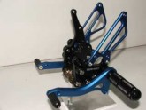 Rearsets Suzuki GSXR 1000 07-08 Black & Blue