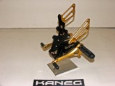 Rearsets Suzuki Hayabusa Black & Gold