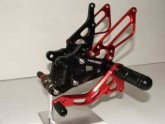 Rearsets  Honda CBR 1000 04-07 Black & Red