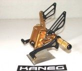 Rearsets Suzuki Hayabusa Gold & Black