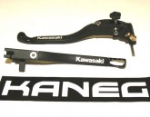 Levers Clutch  Brake Set Kawasaki Z750 08-09 Made in Italy Black Tip