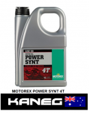 Motorcycle Race Engine Oil - MOTOREX POWER SYNT 4T SAE 10W/50 - JASO MA2  - Post included