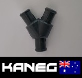 Ducati three-way-Fuel Overflow union: 749/998, 848/1198, V2 Panni, Multistrada, Monster. Genuine OEM Part 61610021A. Post included