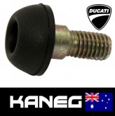Ducati Airbox Rubber Cap Screw - 748, 916, 996, 998.  New & Genuine OEM Part 77210081A. Post included