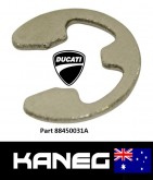 Ducati Circlip Type E (Locking ring washer): Genuine OEM Part 88450031A. Used on most Models. Post included