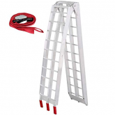 Ramp - 2 fold Aluminium Heavy Duty Motorcyle ATV Mower - Post Included