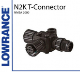 Lowrance N2K-T-RD Nmea 2000 T-Connector - Post Included