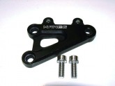 Rear Set Spares Gear Side Secondary Mounting Plate - Black
