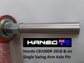 Honda CB1000R rear stand 2018 and later: LH entry Single Swingarm Stand - Black with spindle - Post included SA TAS