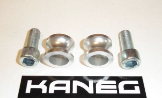 silver spools, supplied with BLACK bolts with a 1.5 thread pitch