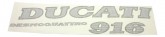 Ducati 916: S, Senna, SP, SPS, LHS Fairing Decal. Genuine Ducati OEM Decal 43710721A. Post in Aust included
