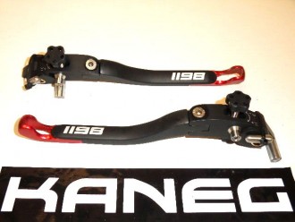 Levers Ducati 1198 08-10 Red Tip
