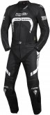 Borgetto Leather 2 Pc Race Suit - Black - White Highlights