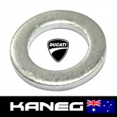 Moto Guzzi 10.5x17.0x2.0mm Big & Small Models Oil Gasket - Washer: OEM Part GU10528900. Post Included