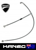 Ducati 748, 916, 996, 998 Front Braided flex brake line. Genuine new OEM Part 61840362A.Post included