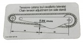 Ducati 748, 916, 996, 998 Discontinued Swingarm Chain Adjustment Decal. Genuine Ducati OEM Decal 43311671A. Post in Aust included