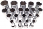 20 Pc professional 1/2" drive Deep Socket Set: 8mm up to 32mm