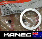 Ducati 748 – 916 – 996 – 998 Sump Plug - Mesh Oil Strainer 30x23.3x 2mm Crush Washer: Genuine OEM Part 78710091A - Post included