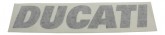 Ducati Fuel tank Decal (dark grey) Genuine OEM Part no 43510971A, not a nasty knockoff. Suits S4/R Monster, SS; 1998 to 2006. Post within Aust included
