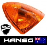 Ducati LHS Front Blinker Indicator: SS; 400, 600, 750, 900. SL. 851, 888. Genuine New OEM Part 53040011A. Post included