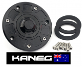 KTM 125 200 250 Duke - 2012-2016: 7 Hole  Keyless, Racing Fuel Tank Filler Cap (Center Filler Hole Type) - Post included.