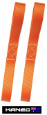 25mm Looped Tie Down Straps -A Pair of Motorcycle Marine Truck Trailer Lashing Transport Straps - Post included
