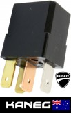 Ducati 4 Pin Relay - Monster, Multistrada, Diavel, V2 Panigale, Scrambler, Hypermotard, 999, 1098, 1198. Genuine OEM Part 54140101A. Post included