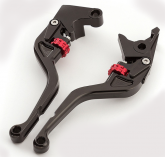 Triumph Speed Triple R 2012 - 2015 - Roller Click Tension Adjustable Clutch and Brake lever - post included