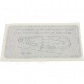 Ducati Genuine OEM 43311081A Chain Tension Decal: suits most bikes 1993 - 2002. Post within Aust included