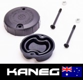 Ducati 45ml Reservoir Cap: SS, Monster, 748-1198, Panigale, Multistrada, Hypermotard: Master Cylinder Reservoir Cap, incs gasket kit and bolts. OEM Part 89340251A. Post included