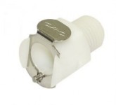 DUCATI OEM Part 58840101A (white) FUEL TANK HOSE QUICK RELEASE COUPLING: 748  916 996 998 - 900 MHE: Post included