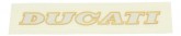 Ducati Genuine OEM 43510121A Seat unit Tank Decal: 60x7mm - 400-900 Monster, 900 SL, 888. Post within Aust included