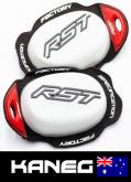 Knee Sliders – Track & Road Race Knee Sliders. RST Factory Reverse Velcro. Post included.