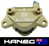 Ducati 748 to 998, Monster, S4/R, SL/SS, (Brembo) Gold Rear Brake Caliper with pads. Genuine OEM Part no 61140052A. Post within Aust included.