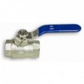 Chrome Plated Brass Ball Valve 1/4 inch - Part BLA-137050 - Post included
