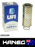 Moto Guzzi 350, 650, 750, 850; V7, V9, V65, V85, SP, Targa, Nevada, Breva. OEM Part 47153085 - UFI 2553100 Oil Filter. Post Included