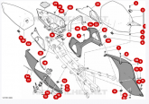 Ducati V2 Panigale Seat; S-R; 899, 955, 959, 1199, 1299 OEM Part 59522191A . Used but in excellent condition. Post within Aust included.