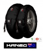 EVO Vision II: XXL SBK front Tyre 125-17, rear Tyre >200/55-17: Increased temperature adjustable from 20°C to 120°C Capit Tyre Warmers - includes Postage